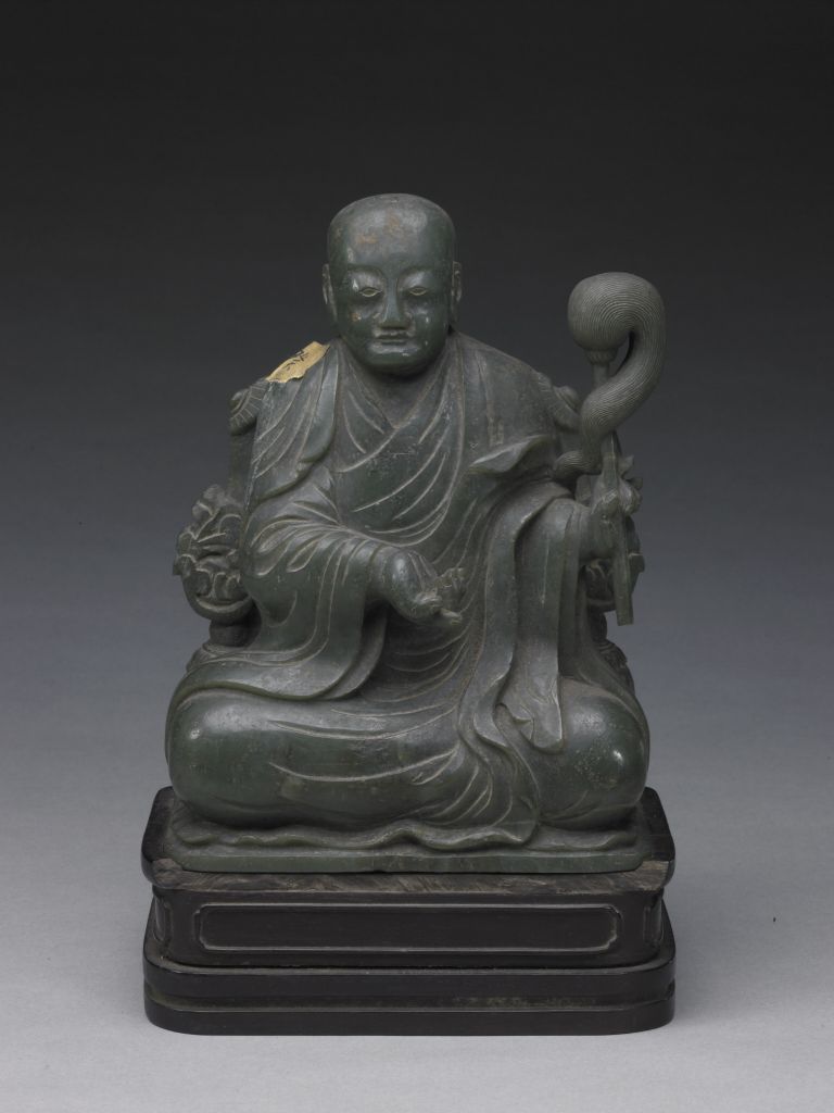 碧玉十八罗汉-拔杂哩逋荅喇尊者之正面